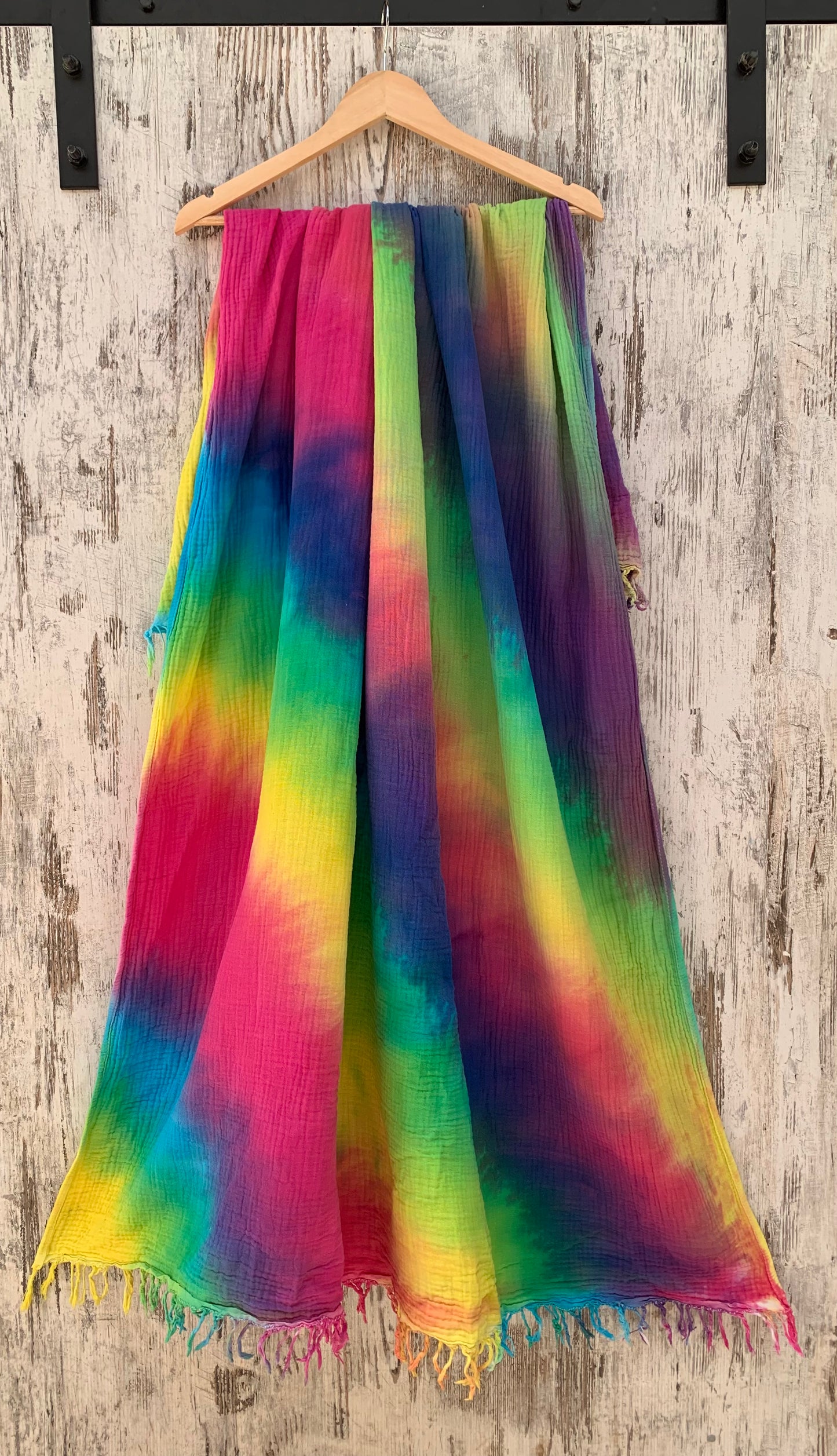 Cotton Throw - Rainbow